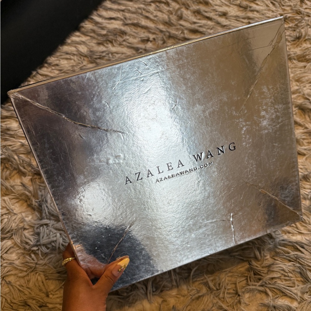 Azalea Wang Silver Combat Boots - Picture 4 of 11